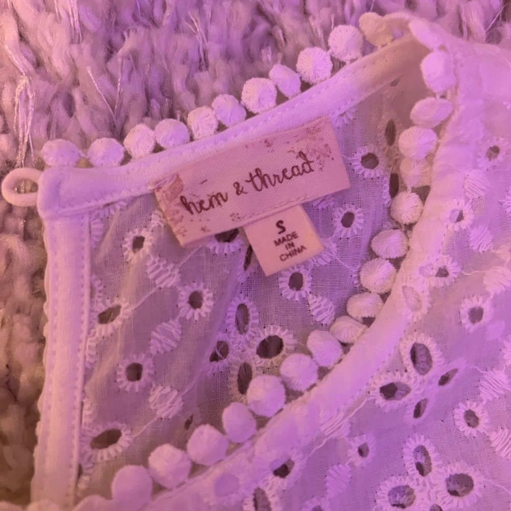 White top from a boutique in Nashville
